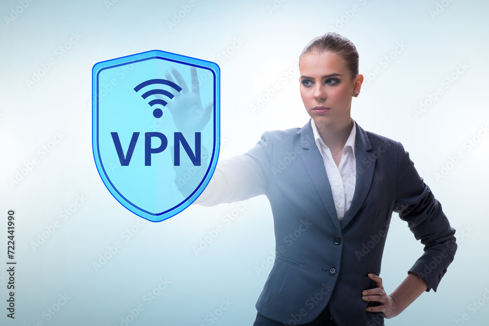 Virtual private network VPN cyber concept Virtual private network VPN cyber concept