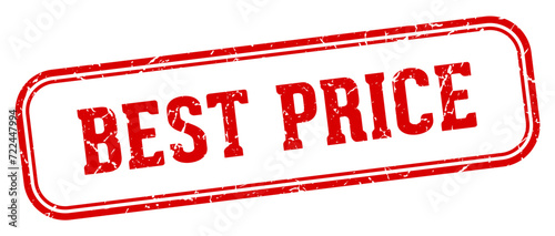 best price stamp. best price rectangular stamp on white background