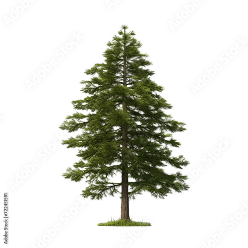 Coniferous pine tree clip art