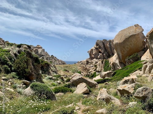 Sardinia landscape with rocks 