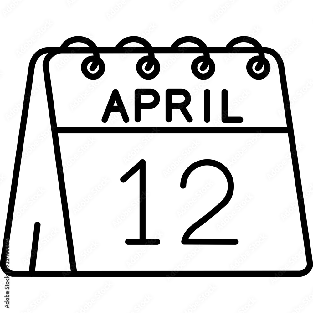12th of April Icon 12th of April Icon