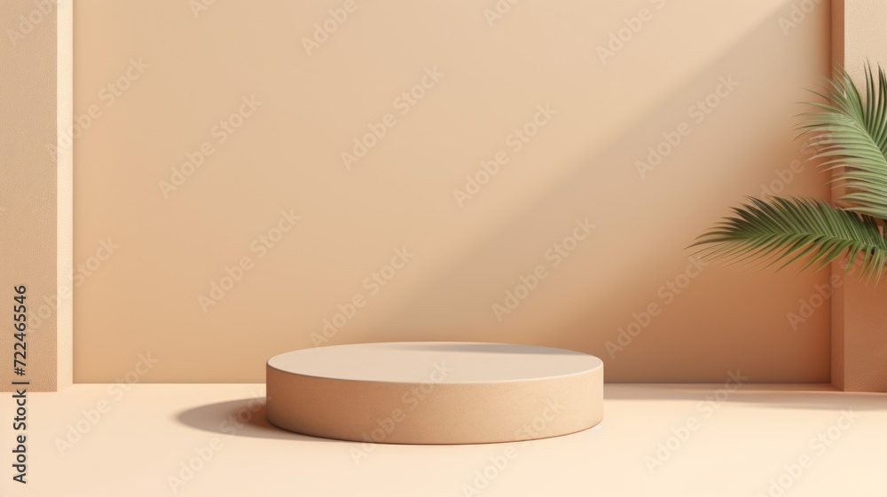 A picture featuring a plant in a pot placed next to a round table. This image can be used to showcase interior design, home decor, or gardening concepts A picture featuring a plant in a pot placed next to a round table. This image can be used to showcase interior design, home decor, or gardening concepts