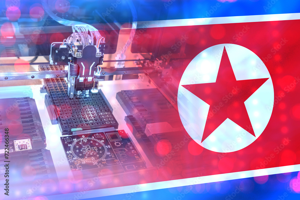 Microchips production in North Korea. Microprocessor manufacturing