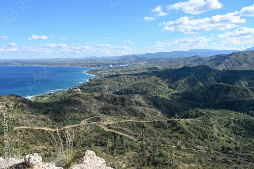 road in the mountains of Northern Cyprus in winter 4