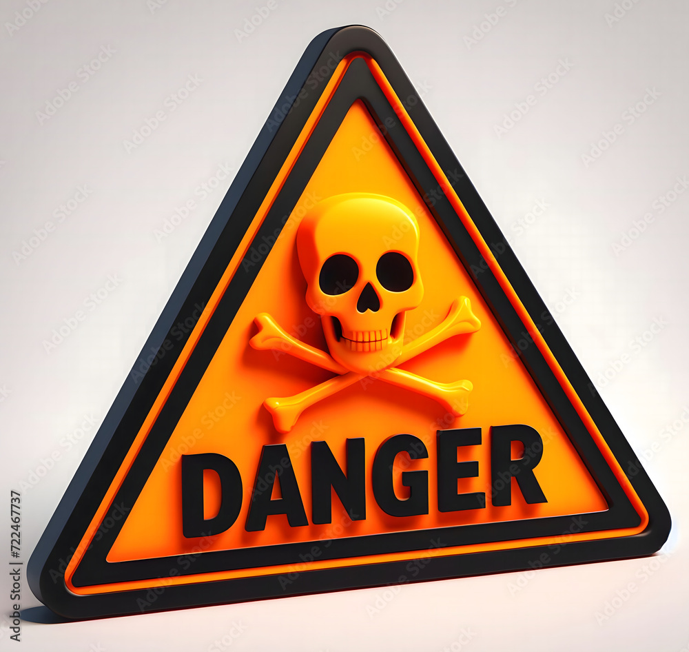 Obraz premium danger sign