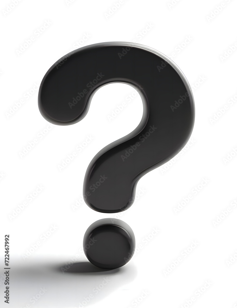 question mark 3d