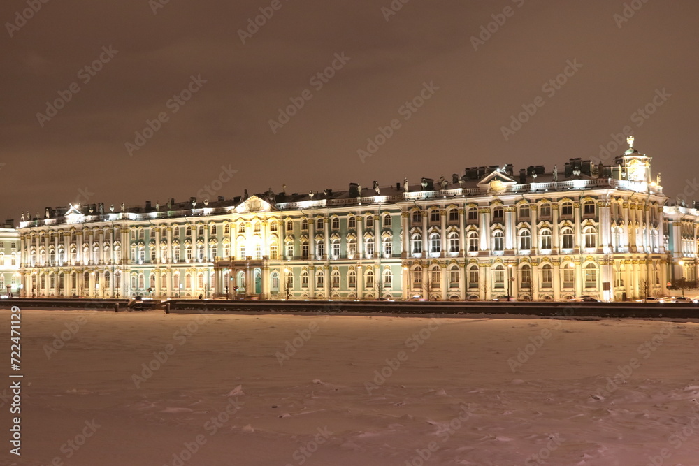 Hermitage Palace in St. Petersburg, Russia