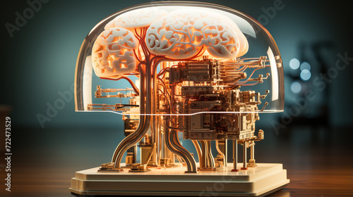 a brain and a computer, neural computing, generative ai 