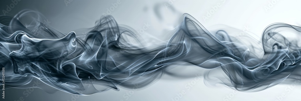 Abstract background made of gray smoke
