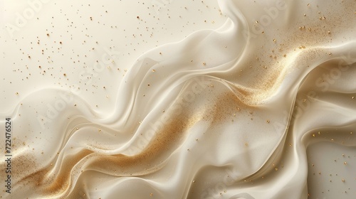 Abstract cream luxury background with thin gold threads