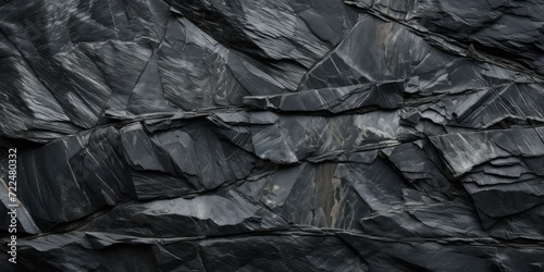 Black Slate Stone Texture