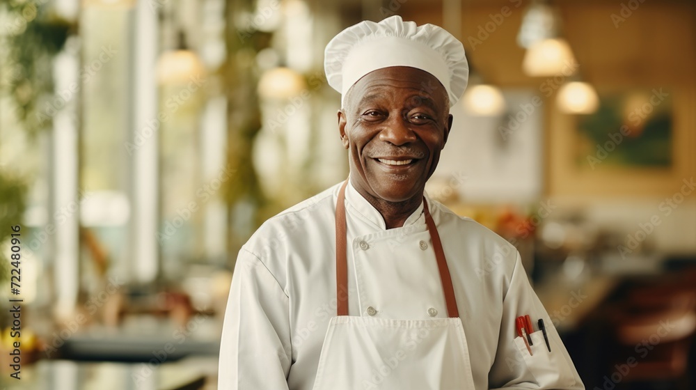 Senior African Male Chef