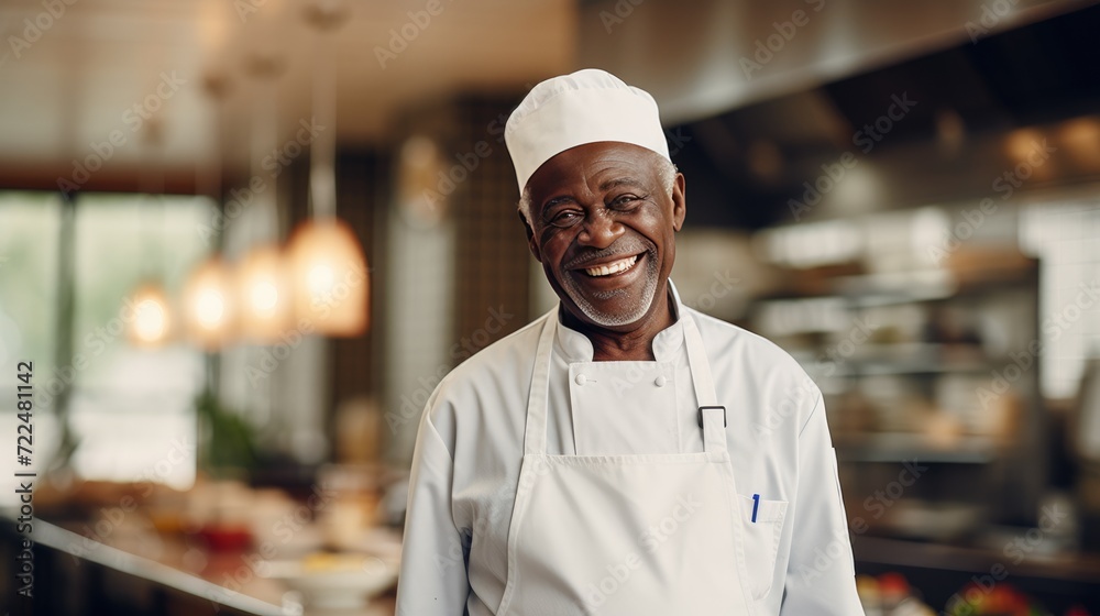 Senior African Male Chef