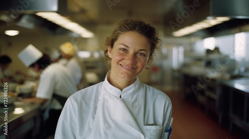 Middle age American Female Chef