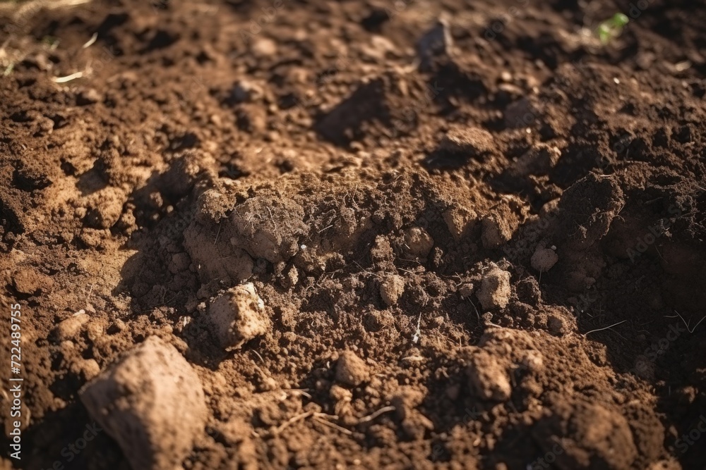 A pile of dirt sitting on top of a field. Suitable for construction, landscaping, or earthworks themes A pile of dirt sitting on top of a field. Suitable for construction, landscaping, or earthworks themes