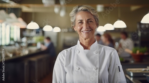 Senior American Female Chef
