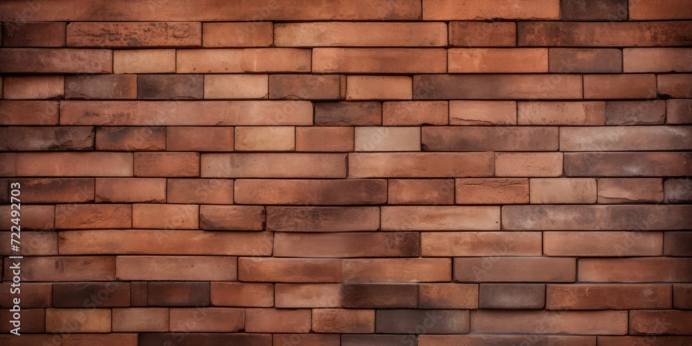 New Brown Terracotta Brick Blocks Wall Background Close Up, Pattern with Red Bricks or Brickwork House New Brown Terracotta Brick Blocks Wall Background Close Up, Pattern with Red Bricks or Brickwork House
