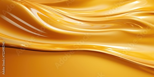A stunning image capturing the beauty of golden liquid flowing down a vibrant yellow surface. Perfect for adding a touch of elegance and luxury to any project