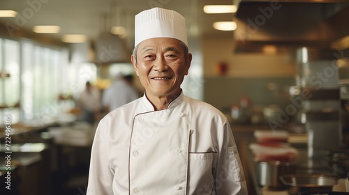 Senior Asian Male Chef