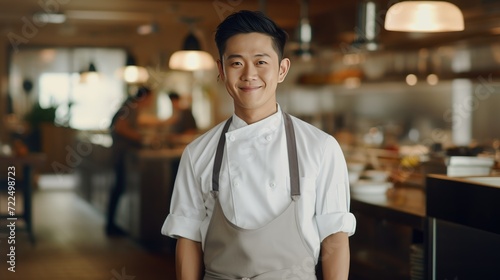  Young Asian Male Chef