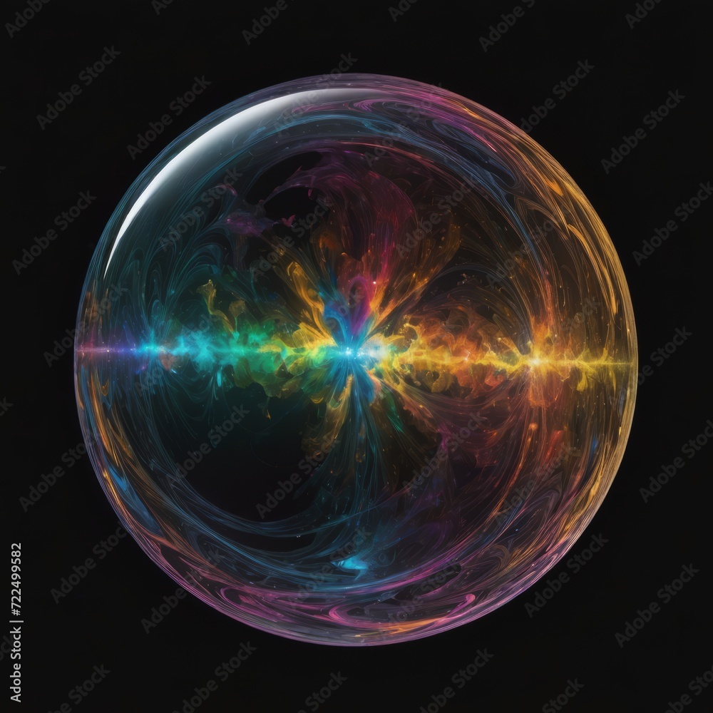 Obraz premium Cosmic Feather Whirl