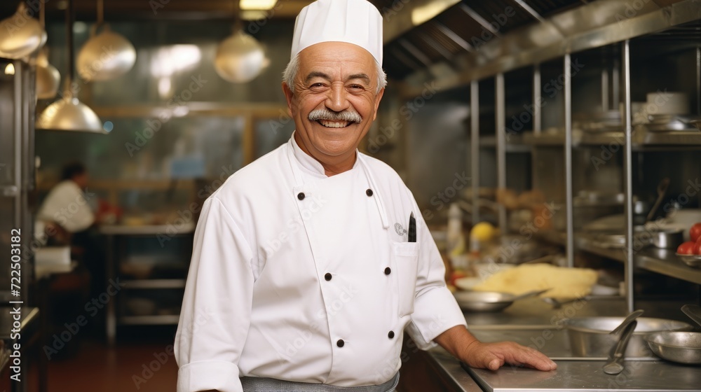 Senior Mexican Male Chef