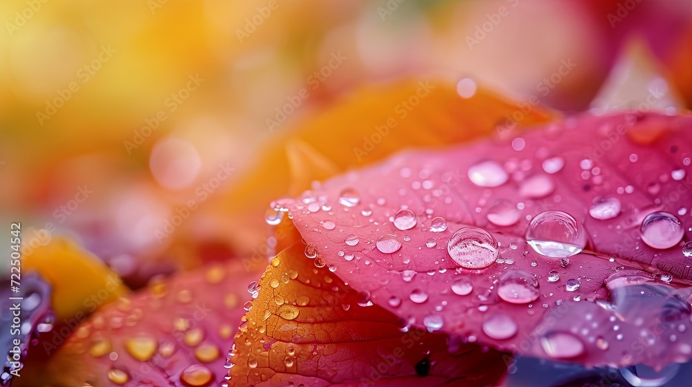 Autumn leaf falls down in the rain wallpaper background Autumn leaf falls down in the rain wallpaper background