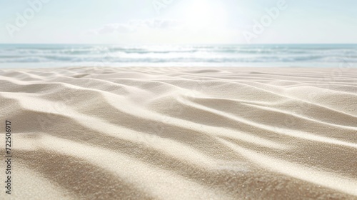 A tranquil oasis of golden sand and rolling waves  the beach invites us to bask in the harmonious symphony of nature s song under the vast blue sky