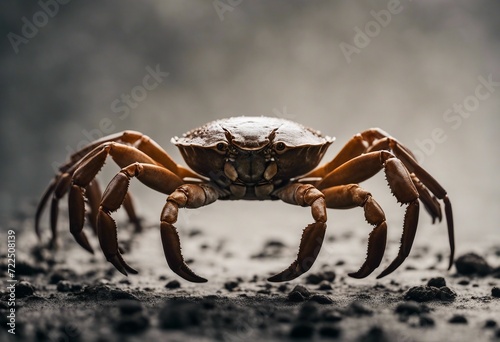 Scylla serrata Mud crab isolated on transparent background Raw materials for seafood restaurant conc