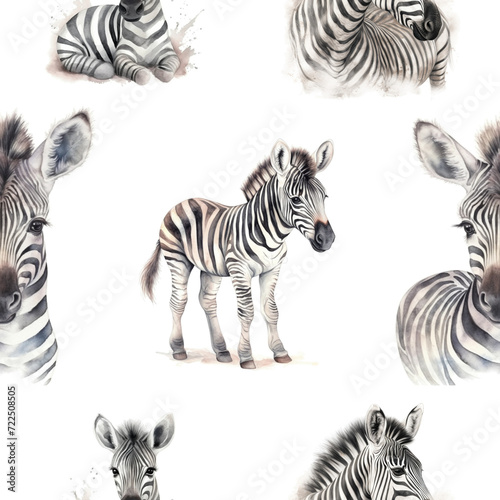 set of zebra