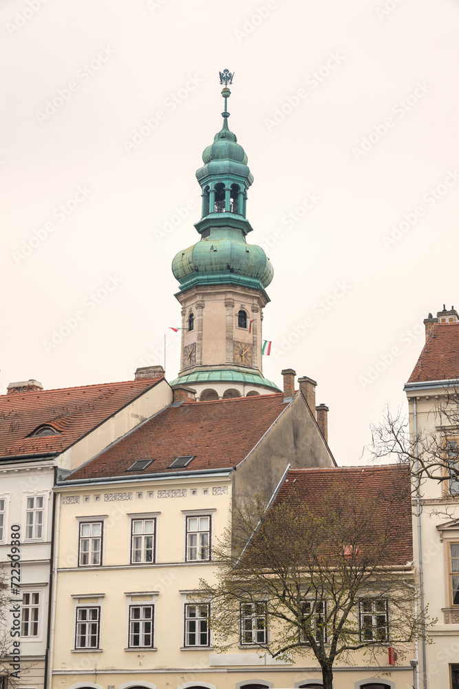 Fototapeta premium Firewatch Tower in Sopron, Hungary, Europe.