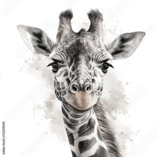 portrait of a giraffe