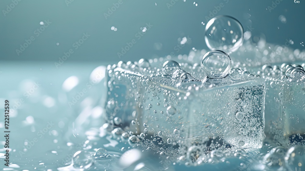 Piece of soap with foam bubble wallpaper background Piece of soap with foam bubble wallpaper background