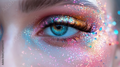Carnival Dazzling Eye Makeup