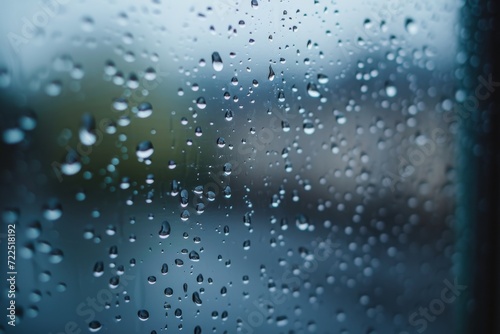 Nature's tears adorn the glass, glistening with the gentle touch of raindrop drizzle
