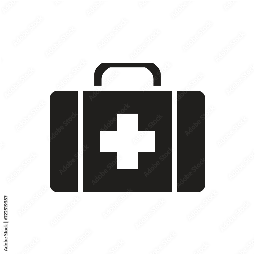 first aid box vector icon line template first aid box vector icon line template