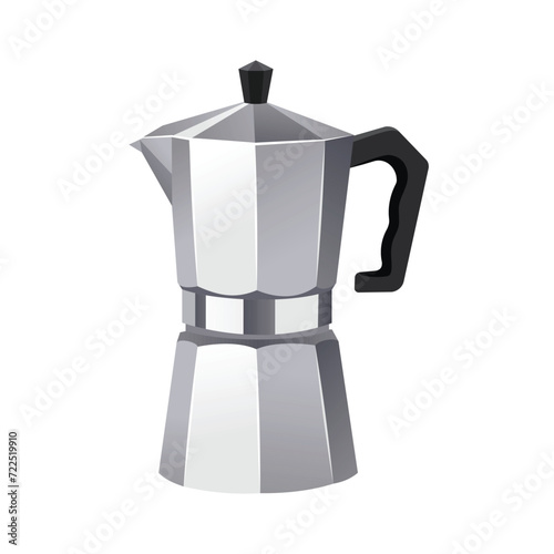 Alluminium geyser coffee maker illustration.
Alluminium geyser coffee maker illustration.
