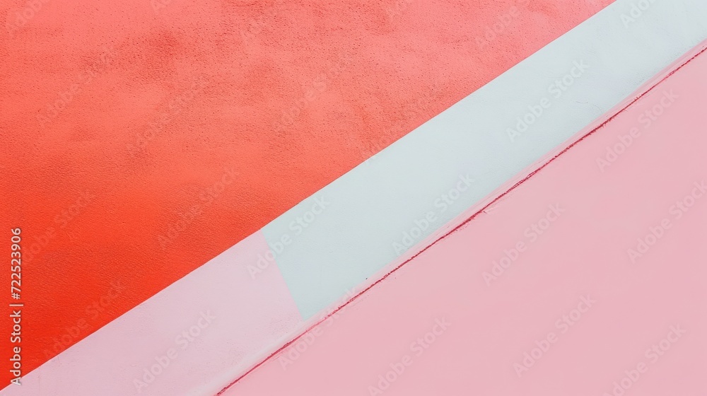 a close up of a red and pink wall with a white strip on the bottom of the wall and a white strip on the bottom of the wall. a close up of a red and pink wall with a white strip on the bottom of the wall and a white strip on the bottom of the wall.