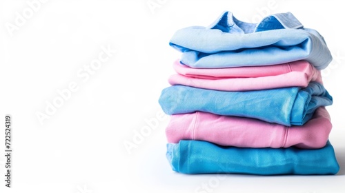 A neat pile of freshly laundered towels, ready to envelop and comfort with their soft embrace