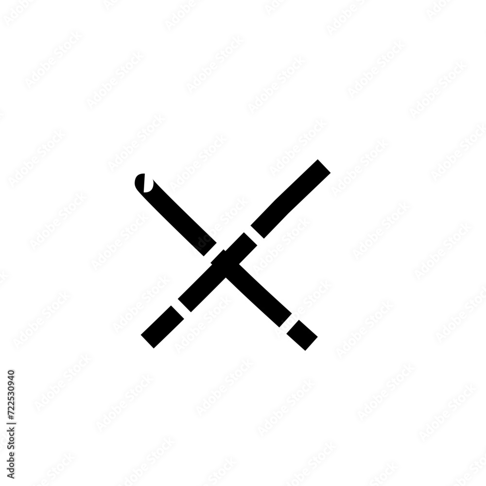 Hand drawn cross brush stroke Hand drawn cross brush stroke