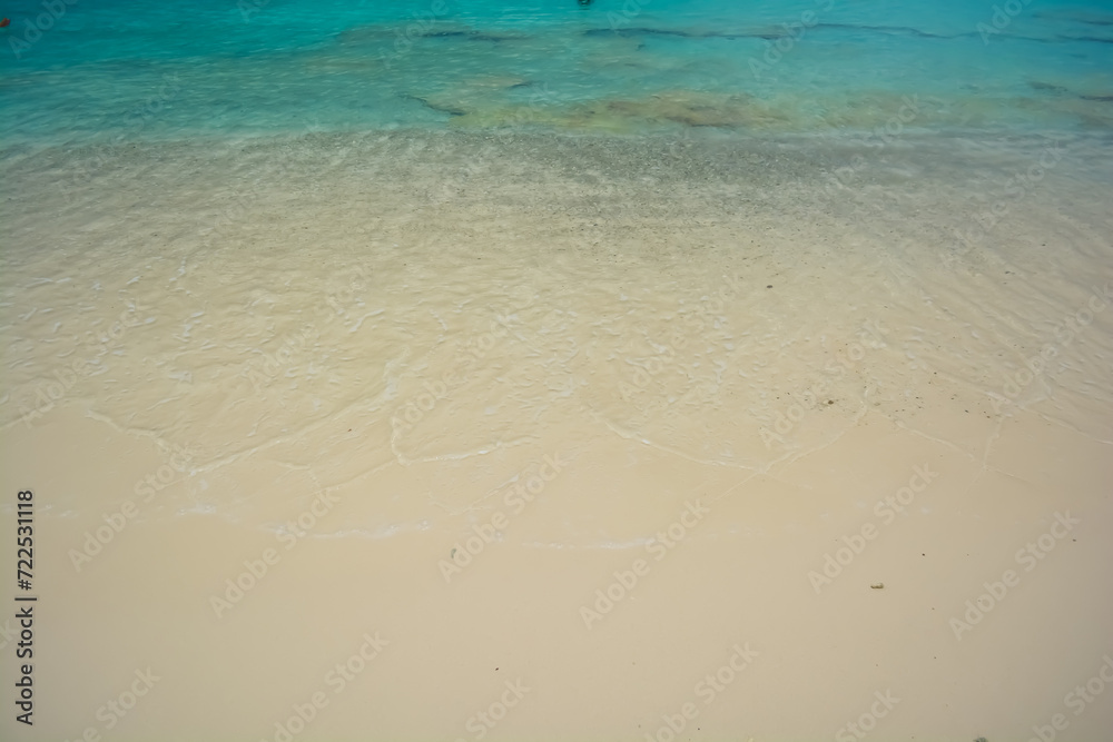 Clean and clear light blue water of Caribbean sea. Clean and clear light blue water of Caribbean sea.