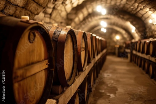 Atmospheric wine cellar tour with barrel tasting and rich history