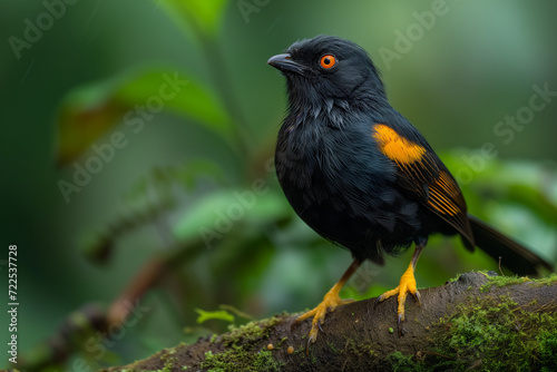 Beautiful bird in nature tropic habitat