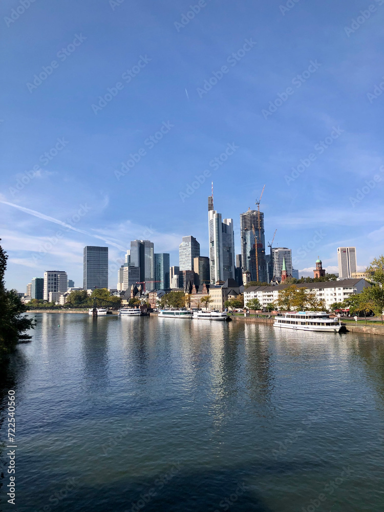 Fototapeta premium Skyline Frankfurt