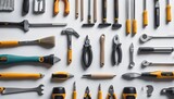 Array of essential working tools