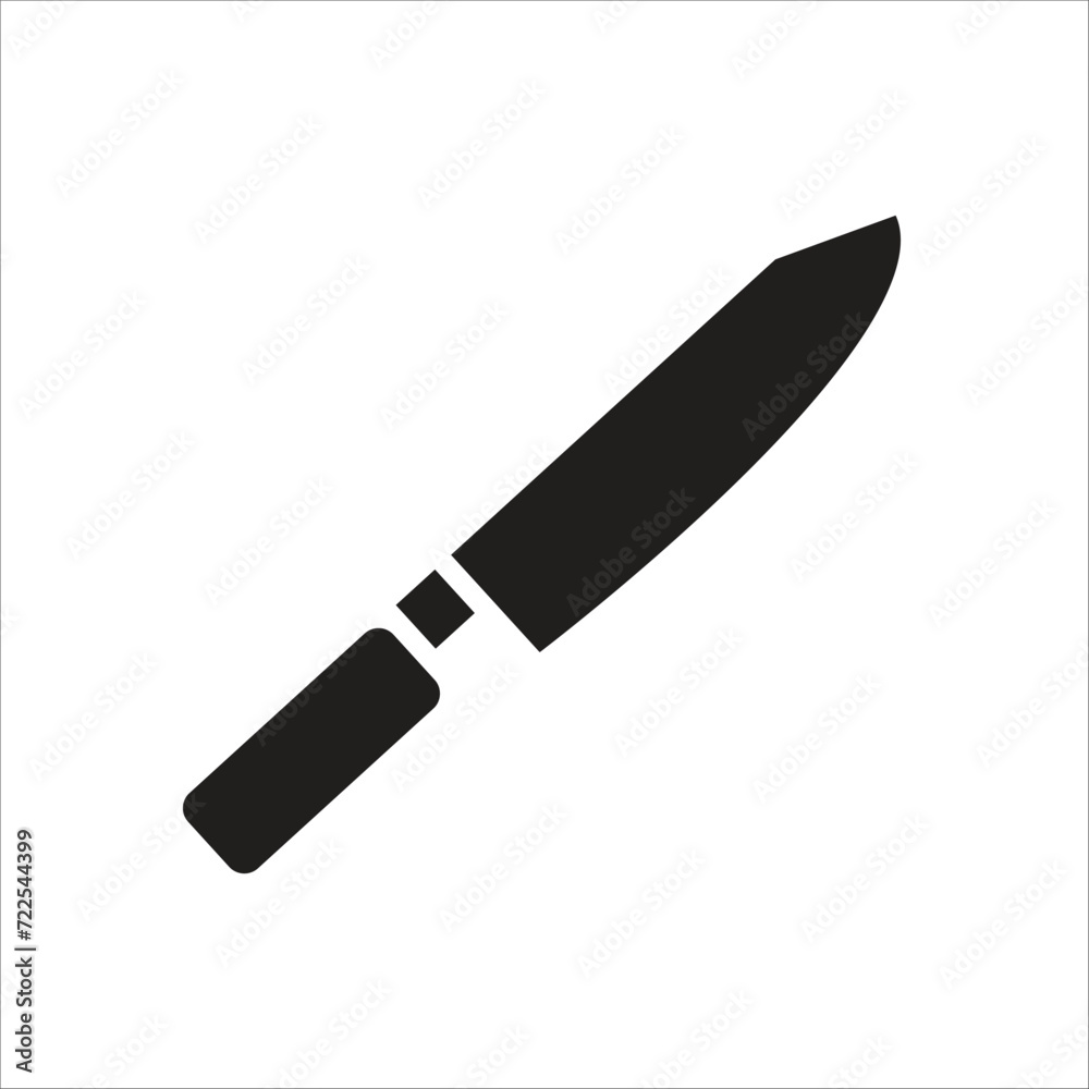 knife vector icon line template knife vector icon line template