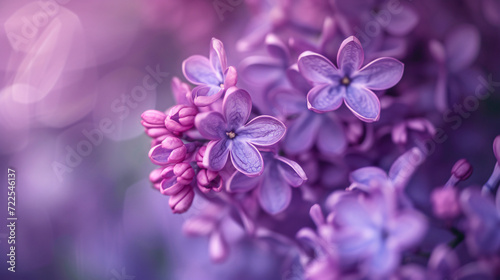 Beautiful Purple Background From Lilac Flowers Cl.