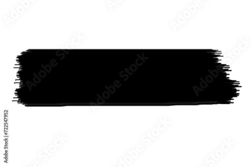 Brush stroke, Modèle de coup de pinceau noir
