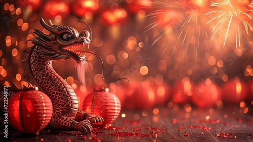 Chinese New Year Festivities Background   © Kristian