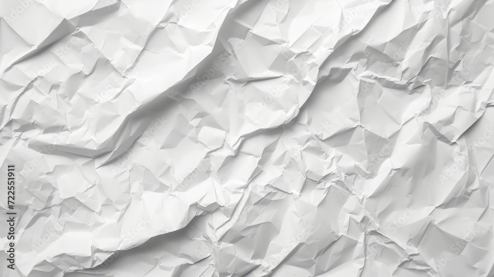 Crumpled white paper texture Crumpled white paper texture